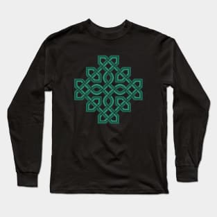 Celtic Cross Weaved Long Sleeve T-Shirt